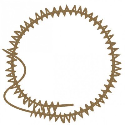Creative Embellishments - Chipboard «Circle Stitched Frame»
